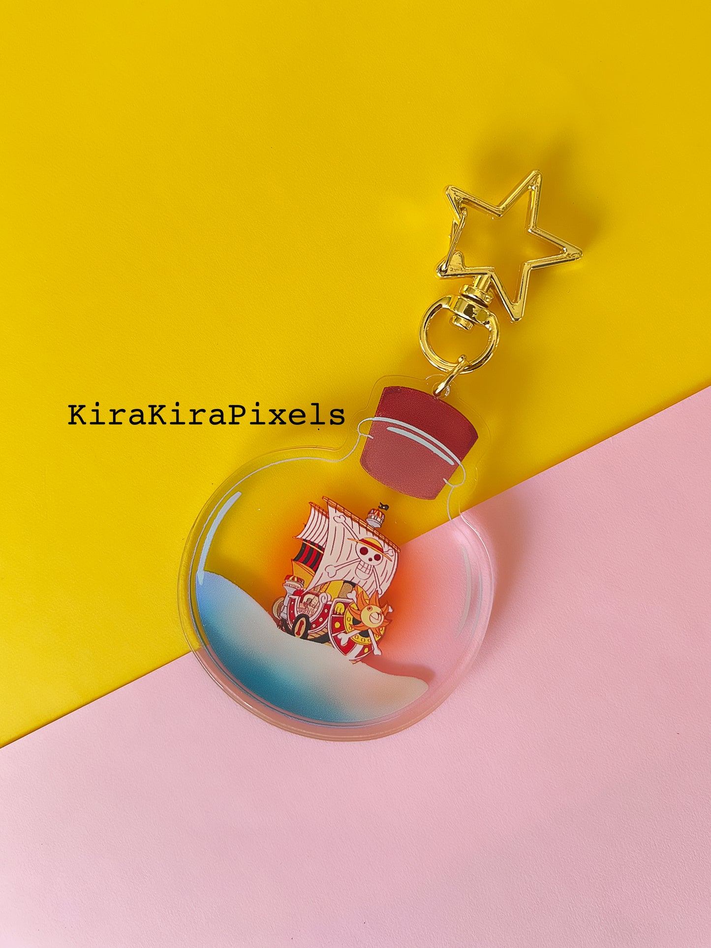 The Sunny Keychain. One Piece Acrylic Keychain.